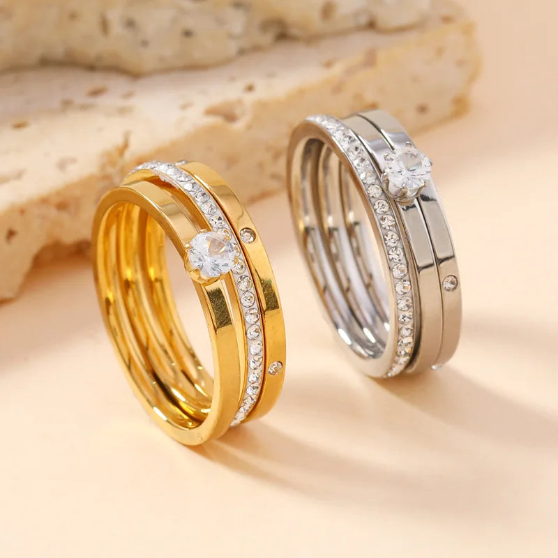 Anel minimalista luxury