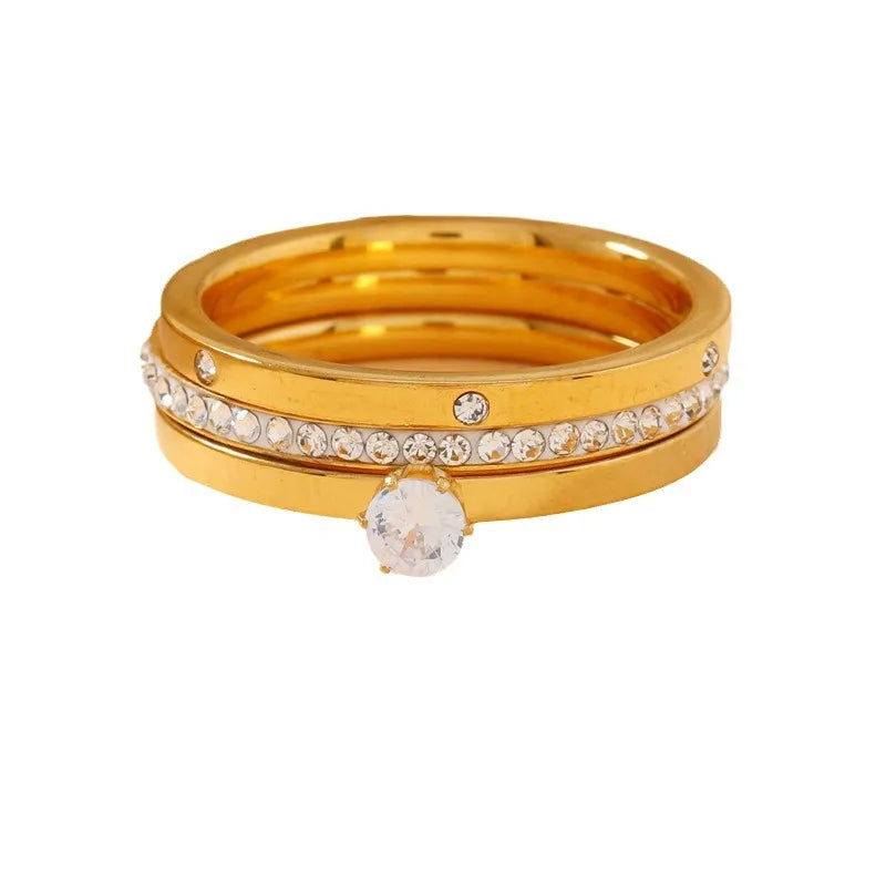Anel minimalista luxury