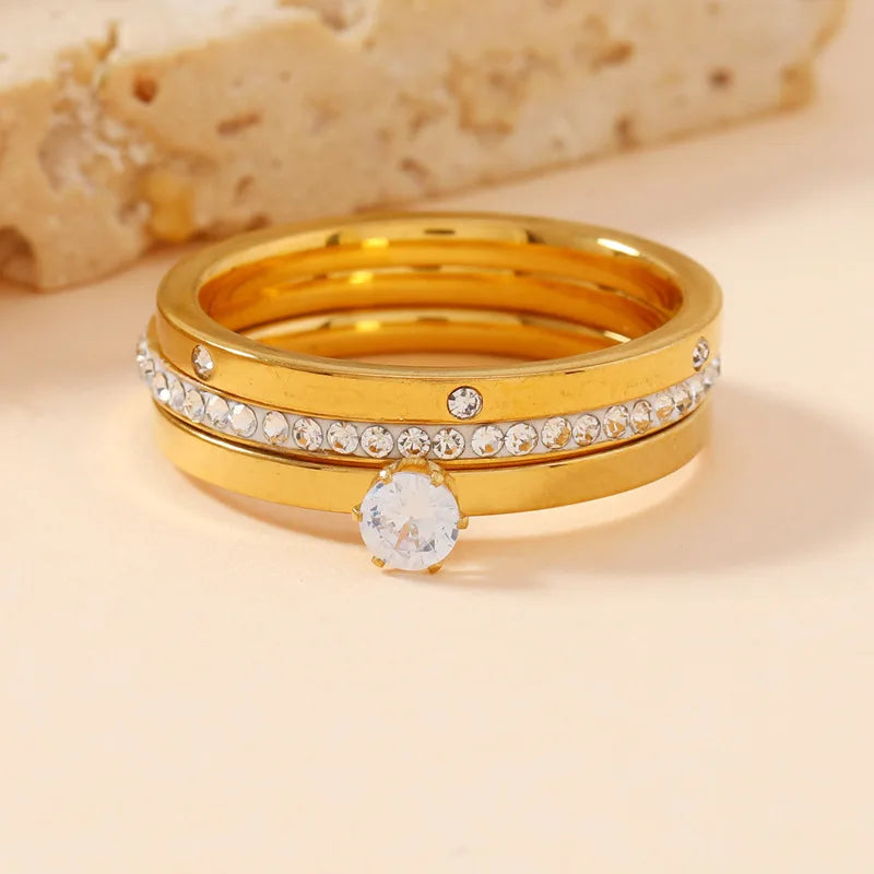 Anel minimalista luxury